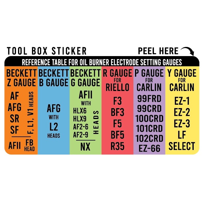 Lrnyso Replacement Z2000Setting Gauge Nozzle & Electrode Tool Fits Beckett Burner AF AFG SF SR AFII - View #7