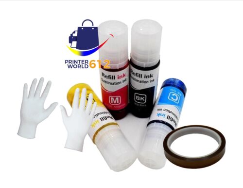 PRINTERWORLD612 Epson Ecotank Printer with Free Sublimation ink and paper NEW - Picture 2 of 7
