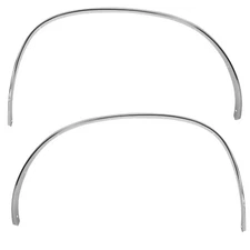 WHEEL OPENING MOLDING FRONT SET 2 PCS RH - LH SIDE 1970-74 DODGE CHALLEWNGER