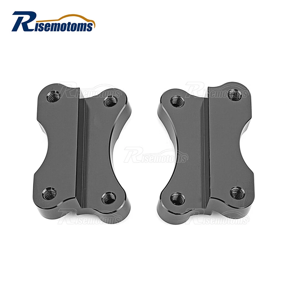 Soportes de montaje adaptador horquilla de rueda guardabarros a 21" para modelos Harley Softail FLST Foto 3 de 4