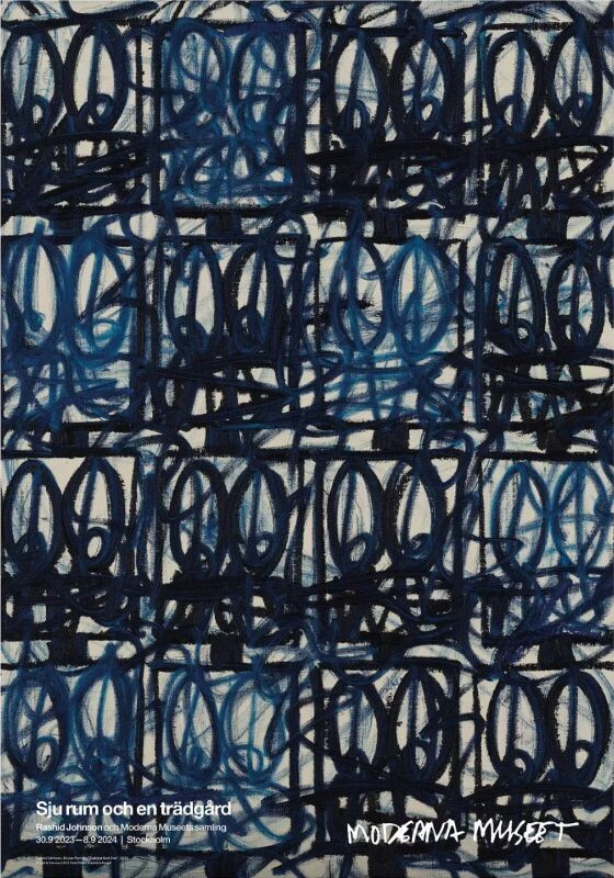 Rashid Johnson God Painting Closed Eyes Exhibition poster