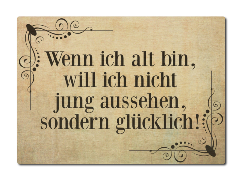 LUXECARDS Holzpostkarte 'Ich Kennen Keinen Stress, Nur Strass' - Beschreibbare Spruchkarte Als Geschenk (DIN A6, 4 Mm)