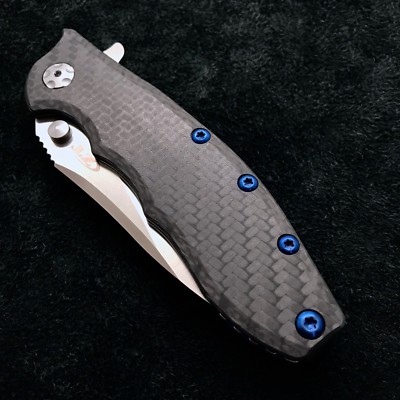 Zero Tolerance 0562CF Flipper Rick Hinderer Plain Edge