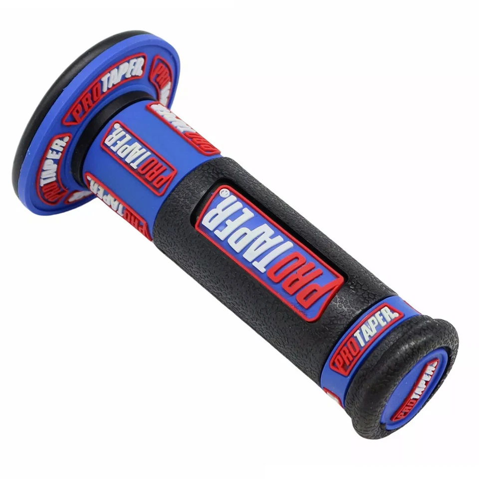 Par de empuñaduras de manillar de goma para motocicletas todoterreno de 7/8" 1" Foto 4 de 4