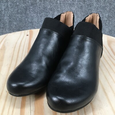 NWT Abella Black Leather Women\'s Booties Abella True Comfort Boots Womens 8.5 M Ankle Booties Black  main image 2