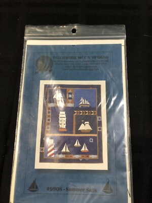 Patchwork Moon Designs #9908, Summer Sails Quilt Pattern