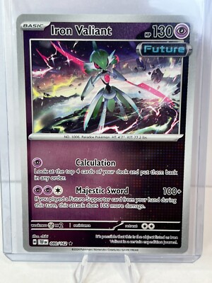 Iron Valiant 080/162 Rev. Holo Rare Scarlet & Violet Temporal Forces Pokemon NM | eBay Iron Valiant 080/162 Rev. Holo Rare Scarlet & Violet Temporal Forces Pokemon NM | eBay