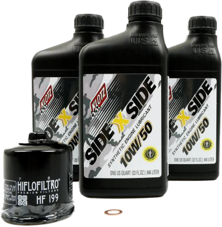 KIT DE CAMBIO DE ACEITE KLOTZ 2023 Polaris RZR Pro XP Premium SIDE X SIDE 10W50 CON ACEITE - Imagen 1 de 1