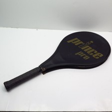 Vtg Prince Pro Tennis Racquet Racket 1979 4 7/8 " Grip String AT 72 LBS, w/cover