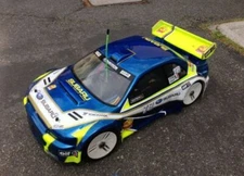 SUBARU WRX 22b 1/8 SCALE GT CLEAR RC BODY 0108 TRAXXAS SLASH TYPHON HOBAO VTE
