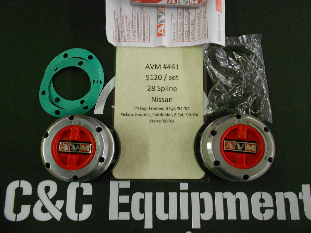 AVM 461 locking hubs fits Nissan Frontier pathfinder Xterra warn
