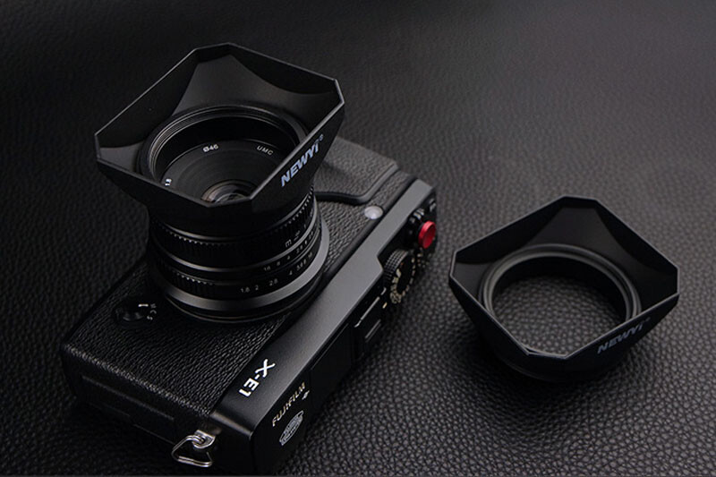 49MM Universal Square Lens Hood for DSLR Mirrorless Camera Lens
