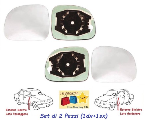 BSSTORE Piastra Vetro Specchio Retrovisore Termica per GOLF 03-09, EOS