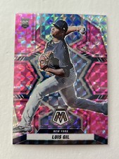 2022 Panini Mosaic - Luis Gil Purple Mosaic Prizm - Rookie RC #235