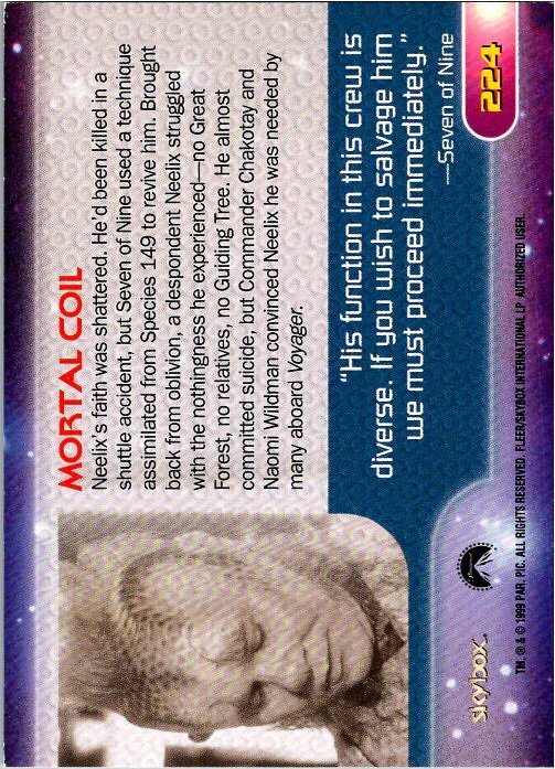 1999 Skybox Star Trek Voyager Closer To Home - PICK / CHOOSE YOUR CARDS - Picture 81 of 157