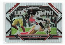 BUDDA BAKER #l-10 2022 PANINI PRIZM CARDINALS SILVER LOCKDOWN