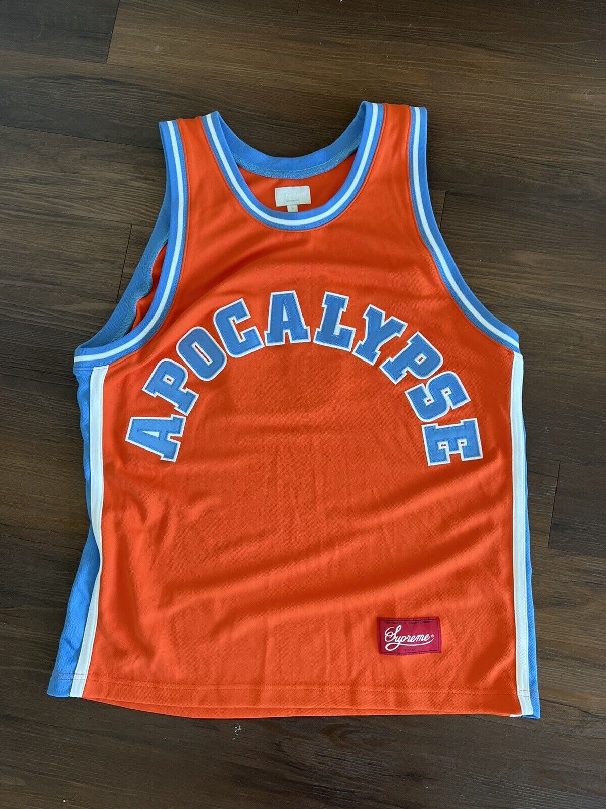 Supreme “Apocalypse” Basketball Jersey (Orange) — Size L | eBay