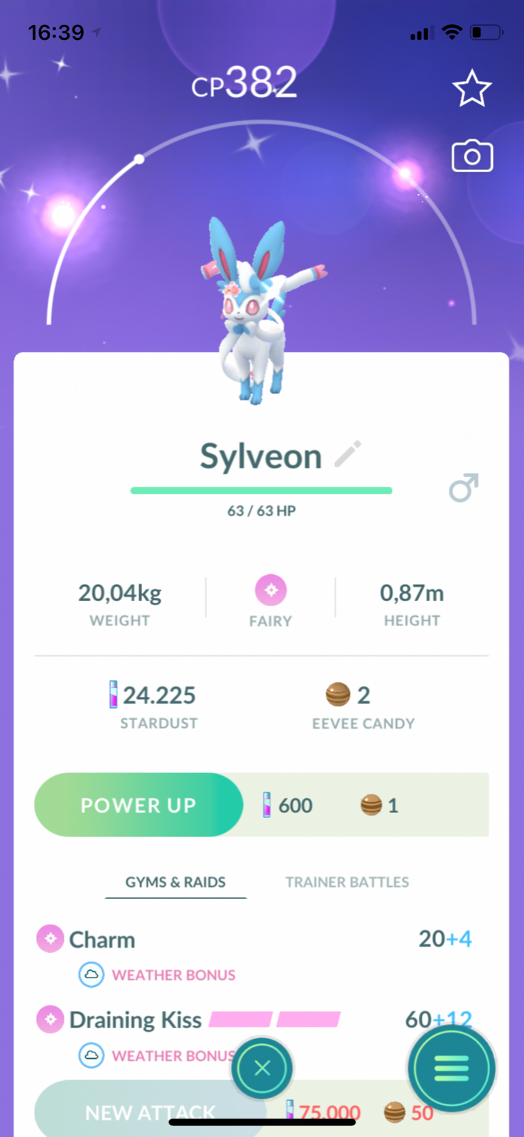 Shiny Eevee adorned with cherry blossoms & Evolution Trade 20kdust