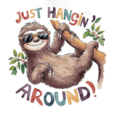 Wall Decal Sticker Funny Animal Quote Wall Sticker 18X18cm Large