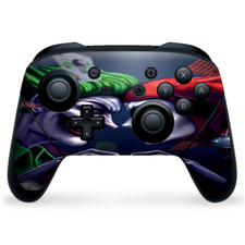 Nintendo Switch Pro Controller Skin Decal Vinyl Wrap - Harleyquin and Joke love