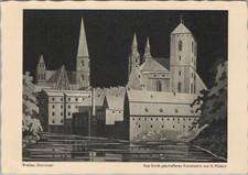 AK * Wroclaw - Cathedral Island - artwork created from straw by R. Mideck (AB...