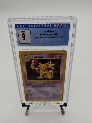 Kadabra (Shadowless) graded CGC 9 for sale on eBay