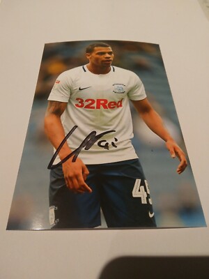 Signiertes Foto Lukas Nmecha Preston North End NEU 