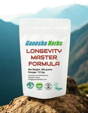 LONGEVITY MASTER ADAPTOGEN FORMULA EXTRACT POWDER 27 SUPER TONIC HERBS! 200g.