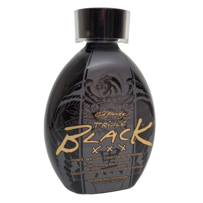 Ed Hardy BLACK XXX Instant Dark Color Bronzing Tanning Lotion 13.5oz
