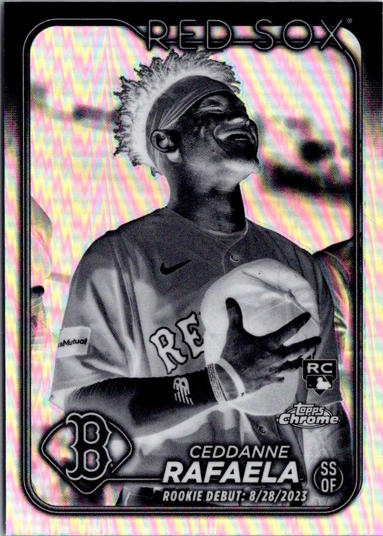 2024 Topps Chrome Update #USC44 Ceddanne Rafaela Negative Refractor