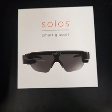 Solos Smart Glasses iPhone and Android Compatible wide screen display