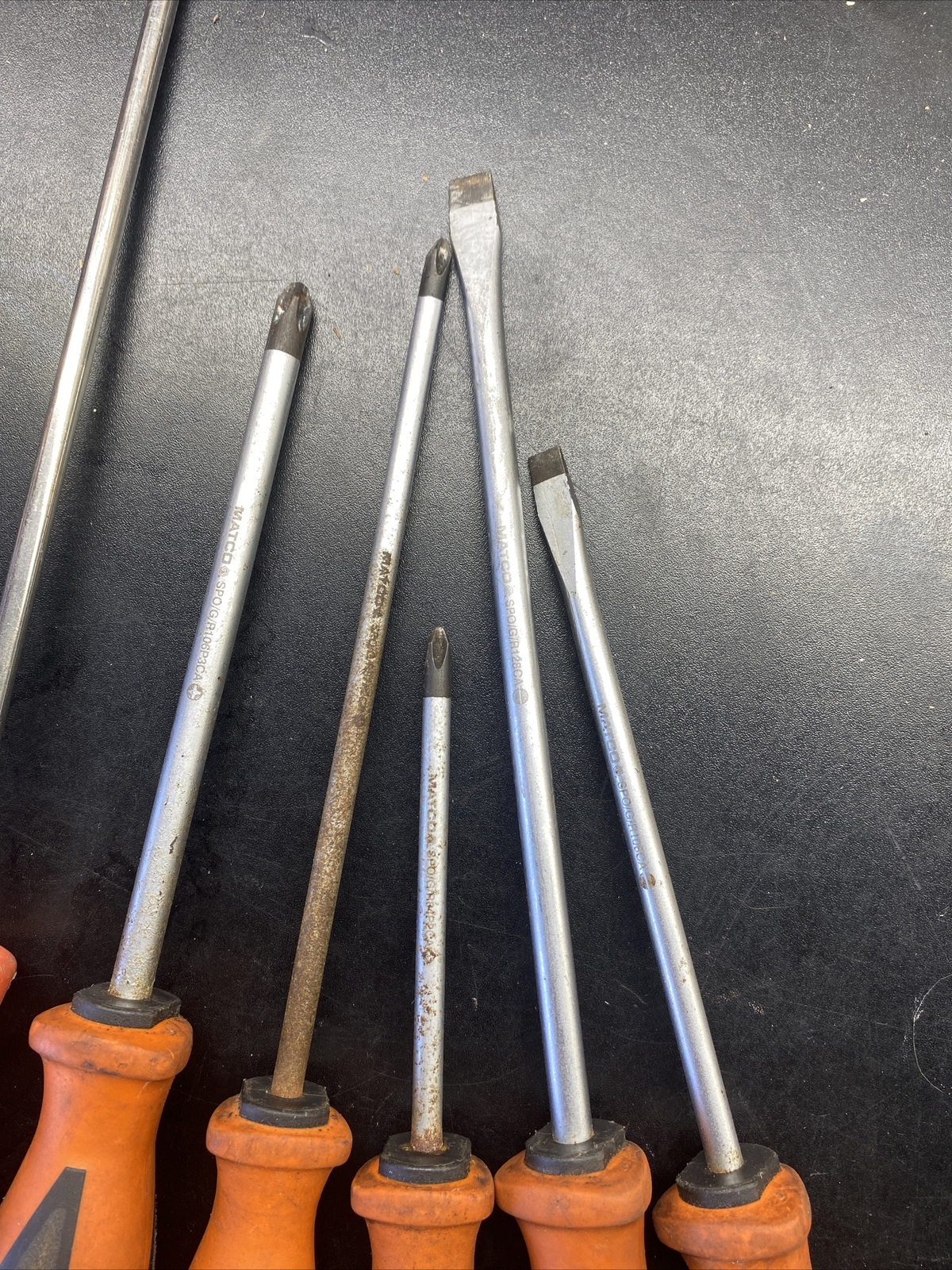 Matco & Snap On Screwdriver Set Phillips & Flat Torque 17 Pieces eBay