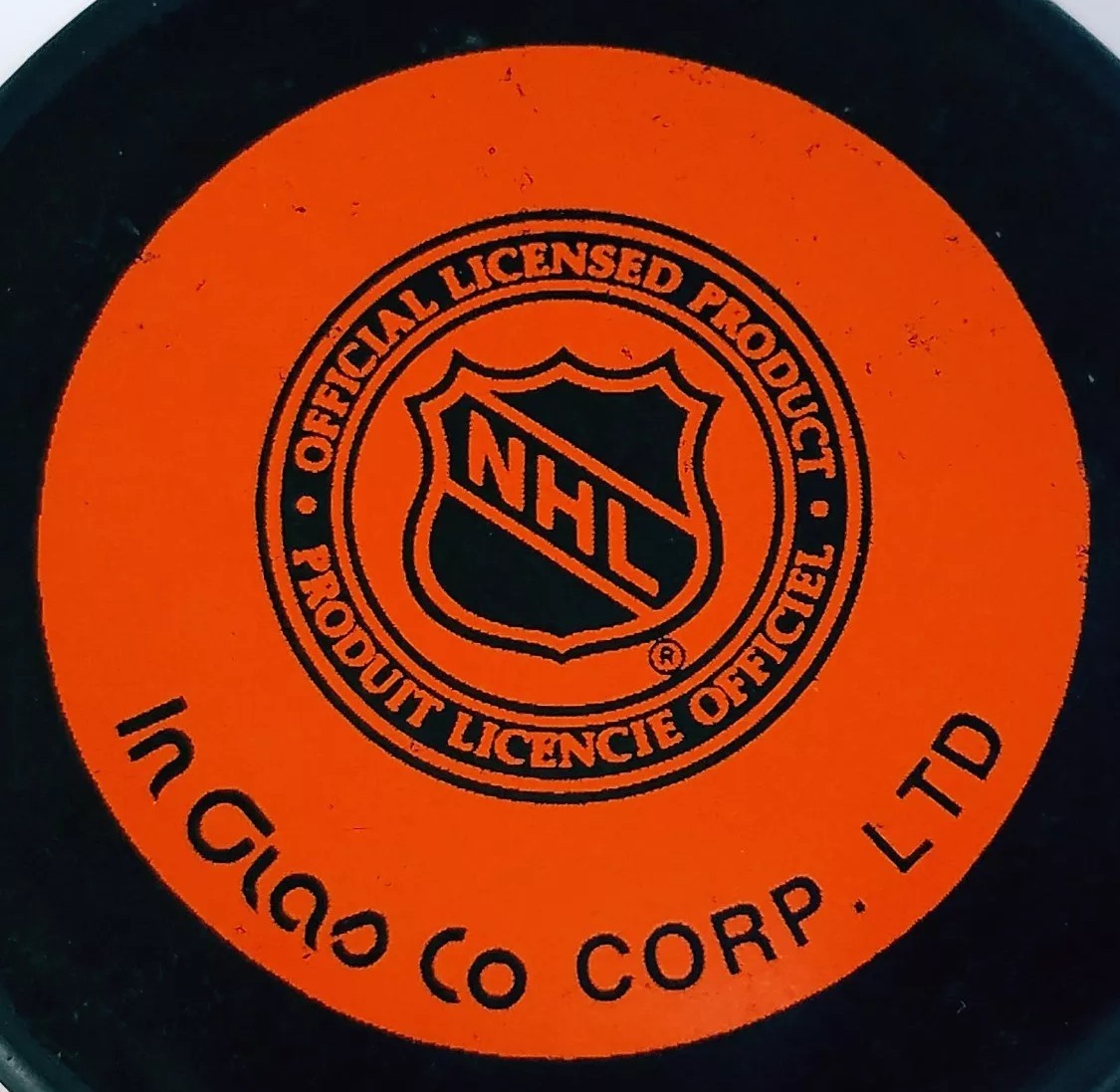 CALGARY FLAMES VINTAGE INGLASCO MFG NHL CZECHOSLOVAKIA OFFICIAL HOCKEY