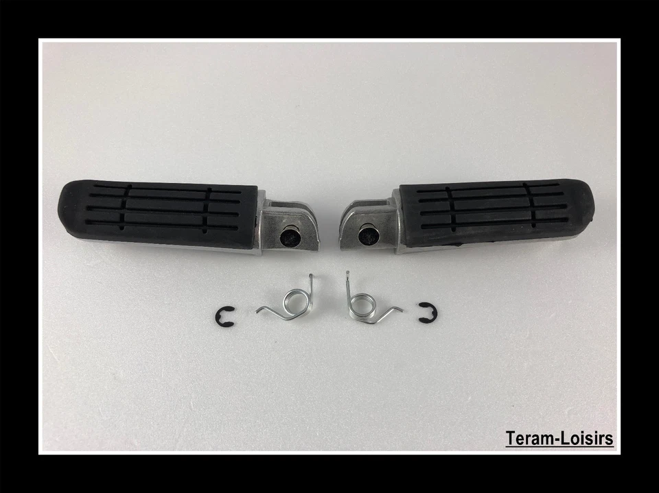 Paire Cales Pieds Repose Pieds Pilote pour Yamaha Fazer FZ6 FJR XJR XJ6 XJN FZ1 - Photo 3/4