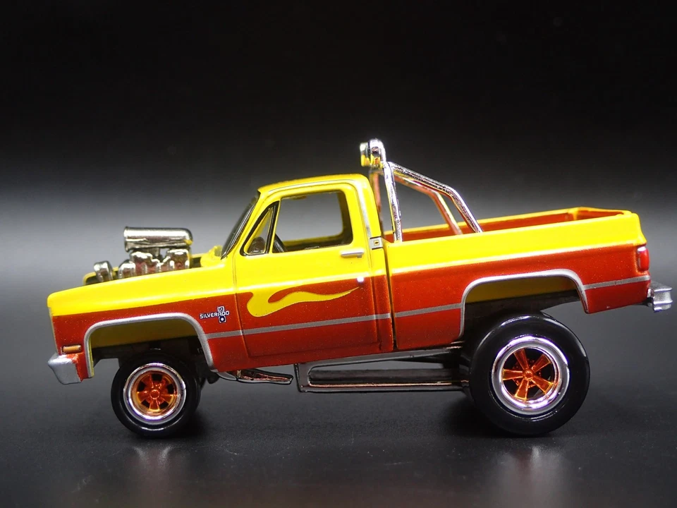 1985 Chevy Chevrolet Camioneta Pickup Aguijón Squarebody 1:64 Escala Coche - Imagen 2 de 4