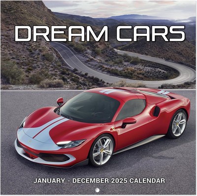 2025 Wall Calendar - Cars from Jan. 2025 to Dec. 2025, 11.8'' multi 