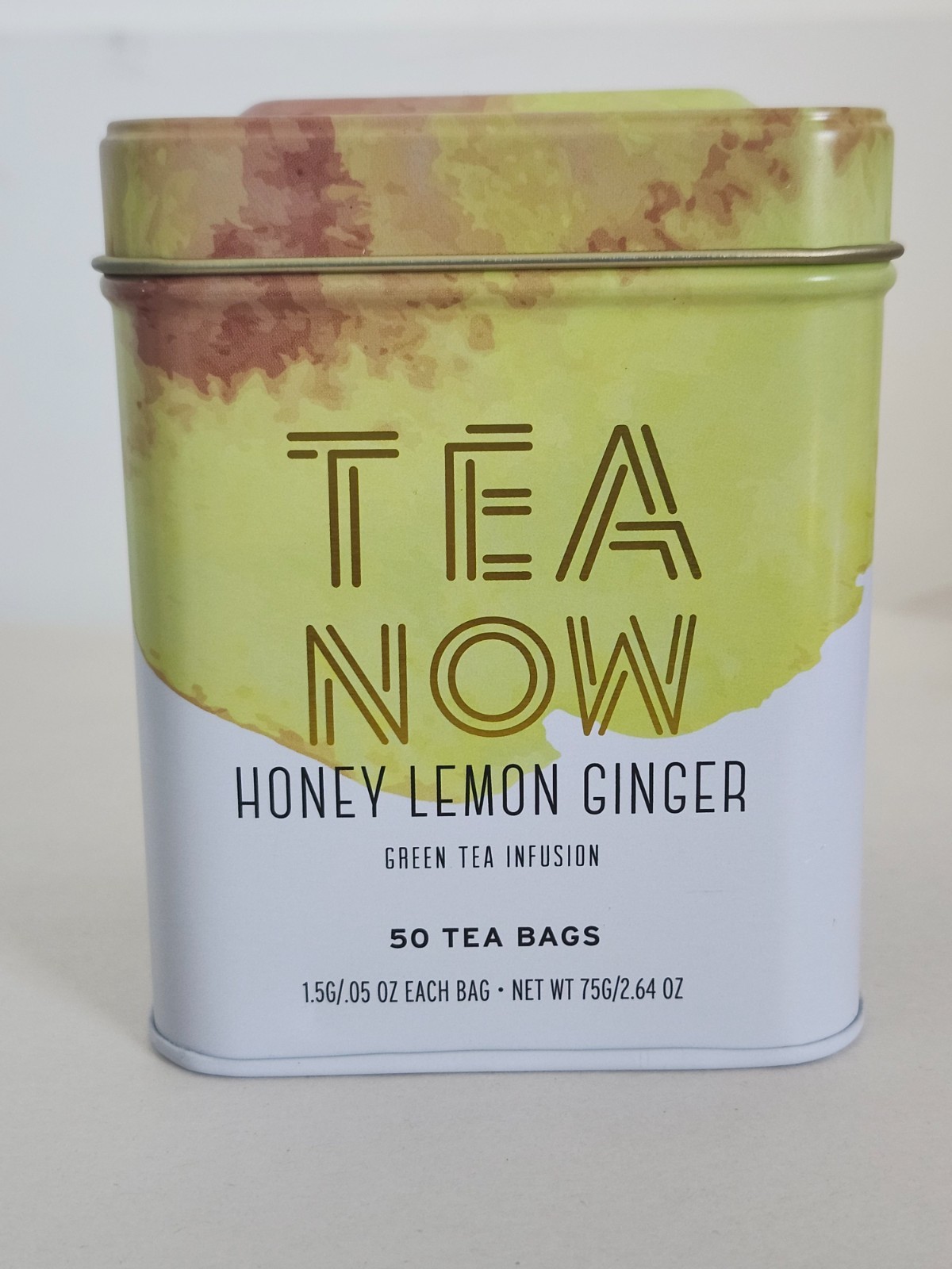 Now Honey Lemon Ginger | Green Tea Infusion | 50 Tea Bags
