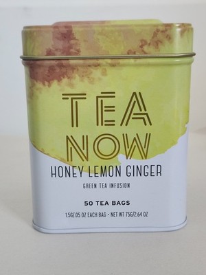 Tea Now Honey Lemon Ginger | Green Tea Infusion | 50 Tea Bags