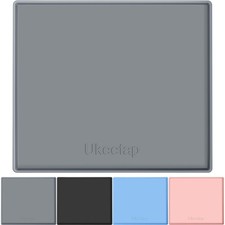 22" x 19" Extra Thick Waterproof Silicone Mat with Raised Edge Under Sink Mat