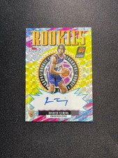 2025-26 Topps Finest Rasheer Fleming Rookie Auto Yellow Geometric 15/35 RC RX22