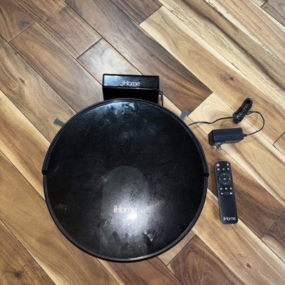 iHome AutoVac Eclipse Robot Vacuum Cleaner Black Charging Dock - TESTED!