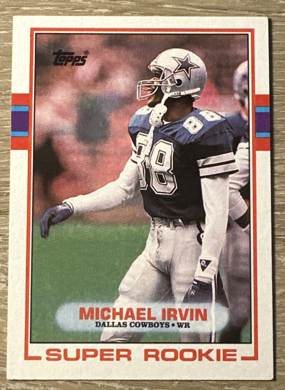 1989 Topps - MICHAEL IRVIN RC - Super Rookie - Cowboys - BOGO HALF OFF