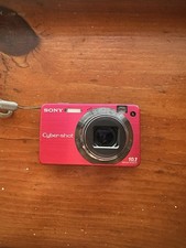 Sony Cybershot DSC-W170 Digital Camera 10.1MP Red Pink with Battery