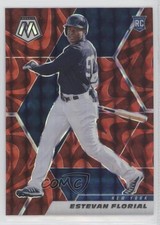 2021 Panini Mosaic Rookie Reactive Red Mosaic Prizm Estevan Florial #247 10ou