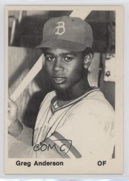 1976 TCMA Burlington Bees Greg Anderson 0q3