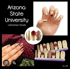 Color Street Nail Polish Strips, Arizona State University, New In Box, READ!!!