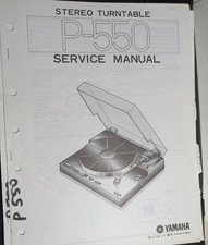 Vintage Yamaha P-550 Direct Drive Turntable Record Player Tested