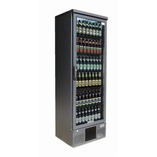 CE562 UPRIGHT BOTTLE COOLER SINGLE HINGED DOOR 300L ANTHRACITE DRINKS FRIDGE NEW