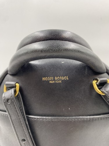 Henri Bendel Rucksack schwarz gesteppt Leder - Bild 4 von 10