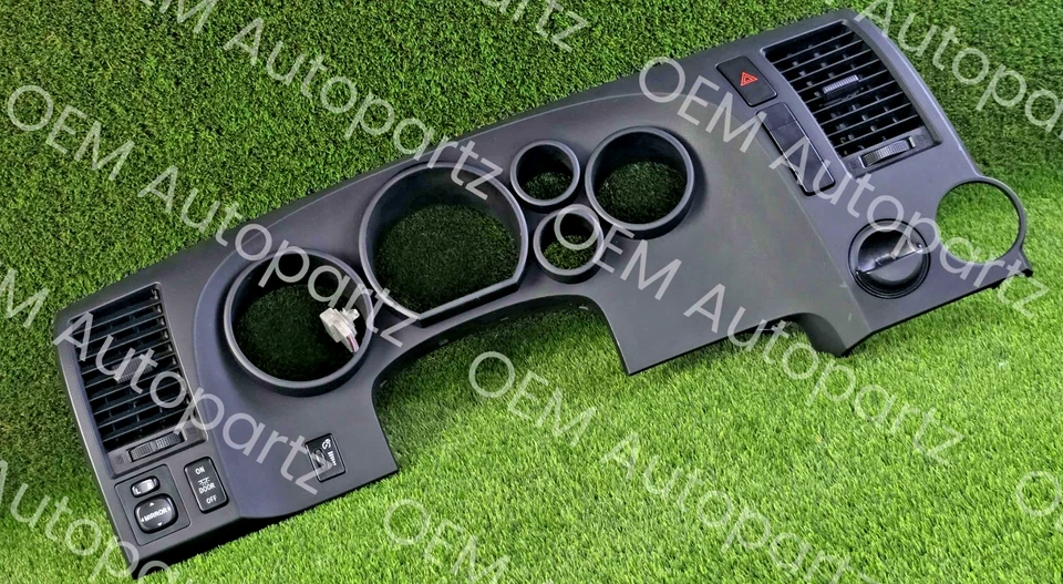 Panel de instrumentos de tablero Toyota Tundra Sequoia 2007-2017 bisel negro mate OEM usado Foto 2 de 4